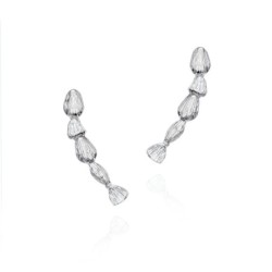 NUGGETS Earrings in Silver.