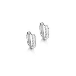 Earrings LAVA in Silver.