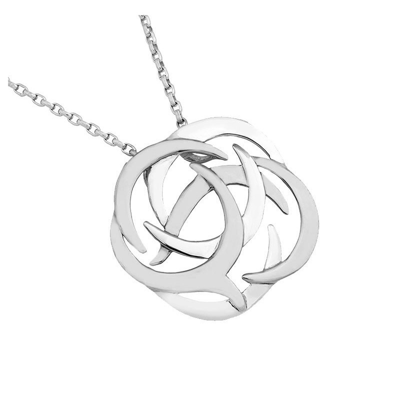 SHIELD Pendant in Silver.