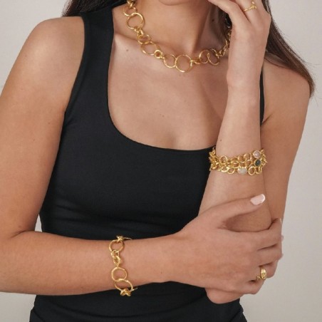 FLORENCE Bracelet  in Silver. 18k Gold Vermeil