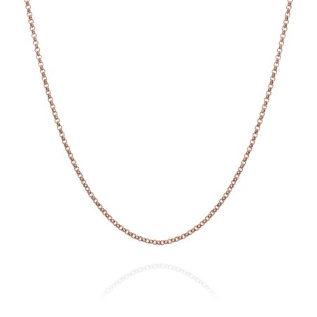 Chain in Silver 40 cm. Rose Gold