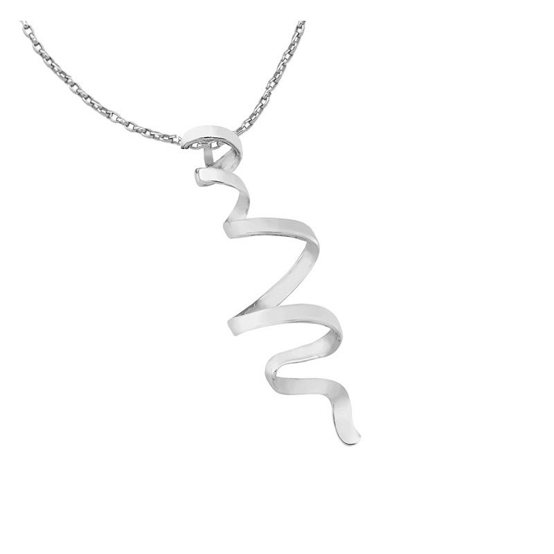 Colgante CURLS de Plata.