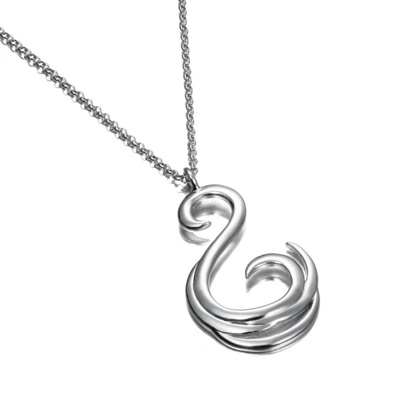 SWIRL Sterling Silver Pendant