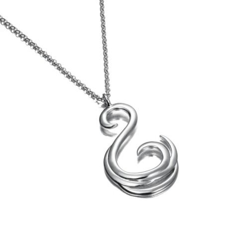 SWIRL Sterling Silver Pendant