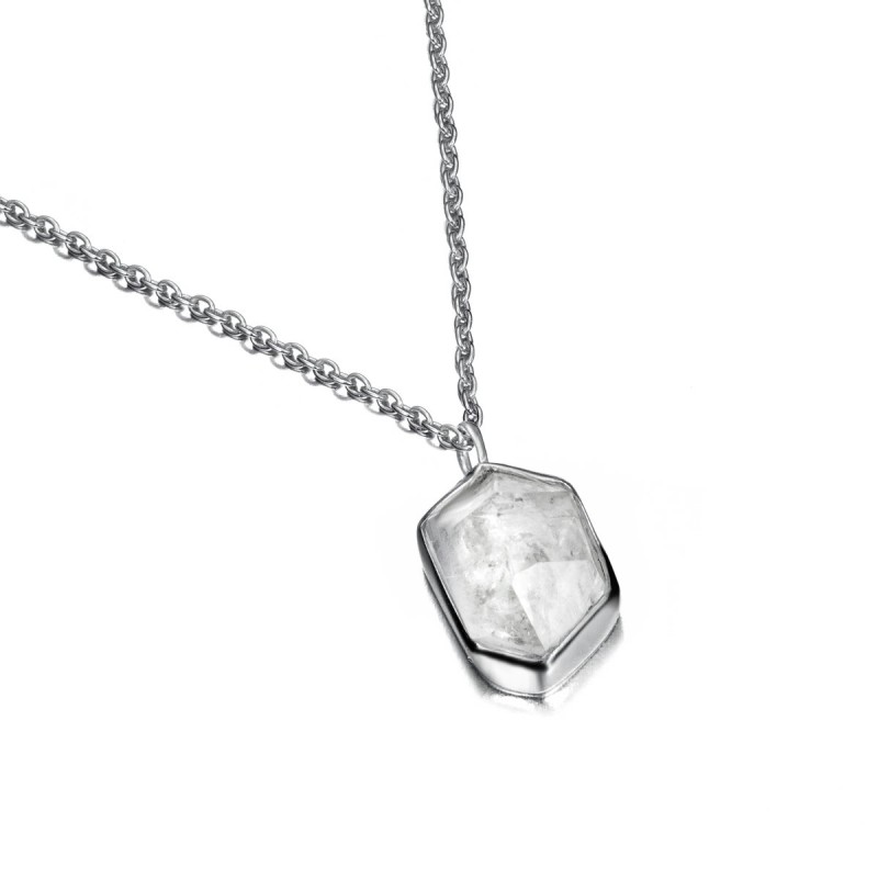 HERKIMER Pendant in Silver.