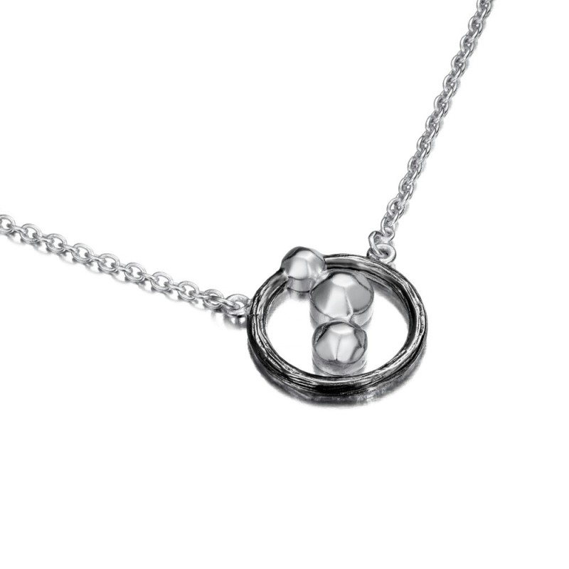 Collar SHADE de Plata.Baño de Oro 18k