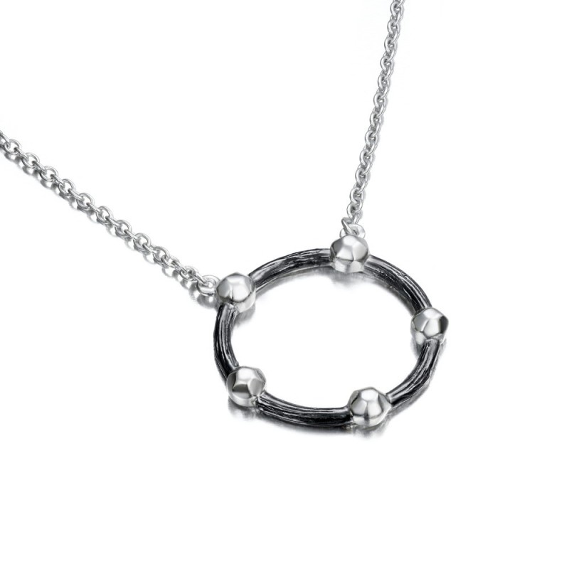 Collar SHADE de Plata.Baño de Oro 18k