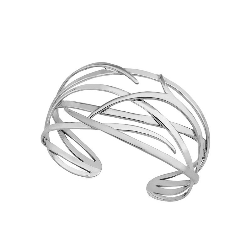 ROOTS Bangle in Silver.