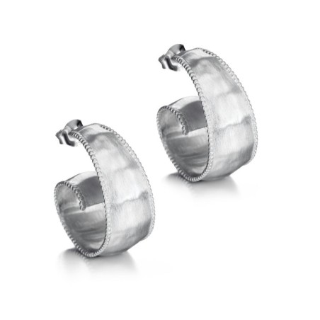 LUCKY Earrings  in Silver.