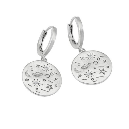 PLANETARIUM Earrings in Silver.