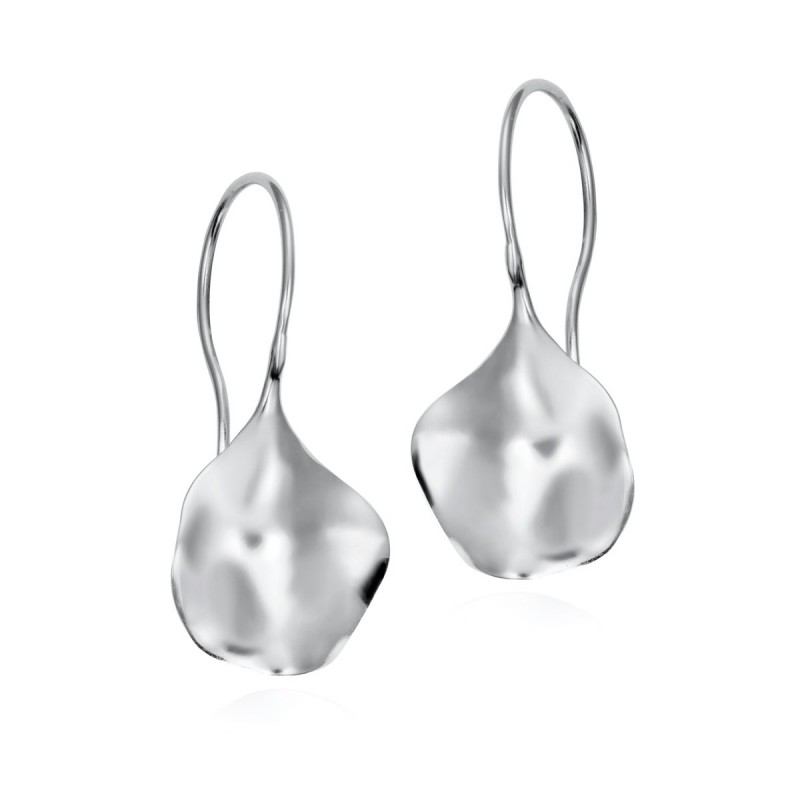 AQUA Earrings  in Silver.