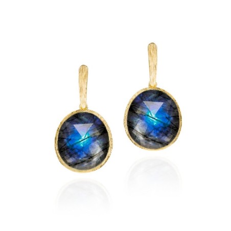 Pendientes SHADE de Plata.Baño de Oro 18k