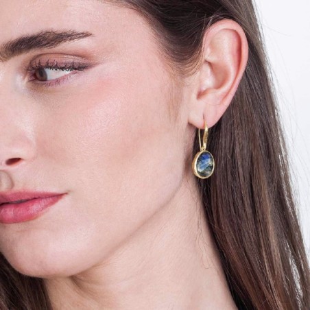 Pendientes SHADE de Plata.Baño de Oro 18k