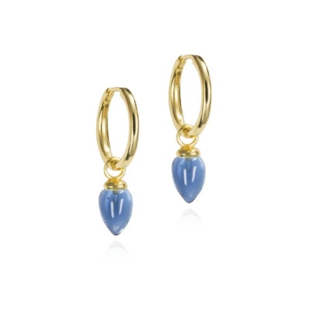 Pendientes PENDULUM de Plata. Baño de Oro 18k