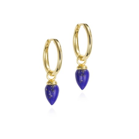 Pendientes PENDULUM de Plata. Baño de Oro 18k