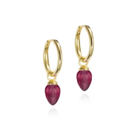 Pendientes PENDULUM de Plata. Baño de Oro 18k