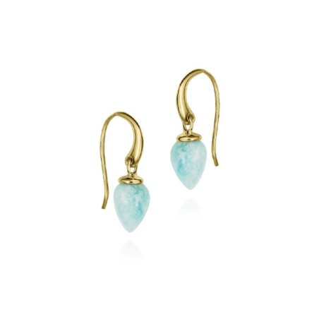 Pendientes PENDULUM de Plata. Baño de Oro 18k