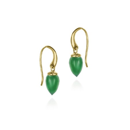 Pendientes PENDULUM de Plata. Baño de Oro 18k