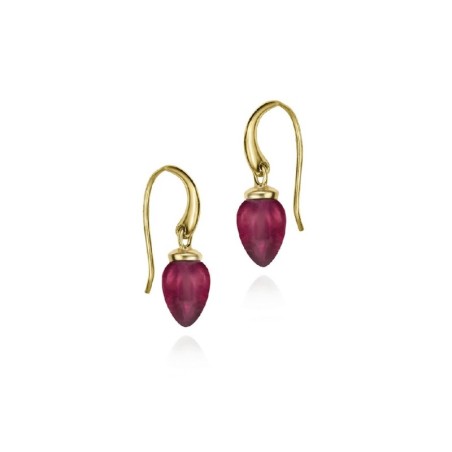 Pendientes PENDULUM de Plata. Baño de Oro 18k