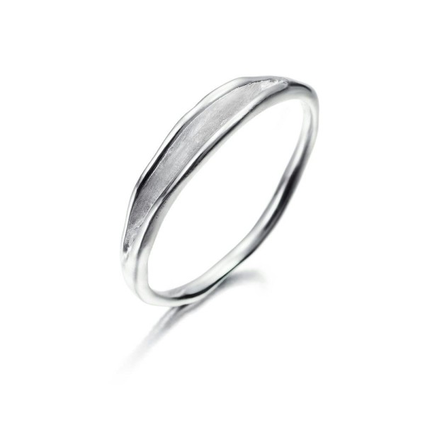Anillo minimalista de plata de ley 925