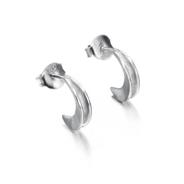 Pendientes BELLA de Plata. Baño de Oro 18k