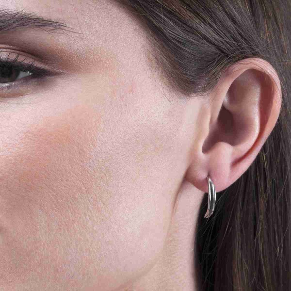 Pendientes BELLA de Plata. Baño de Oro 18k