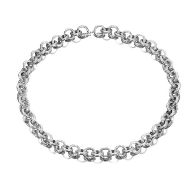 Link necklace in sterling silver 925