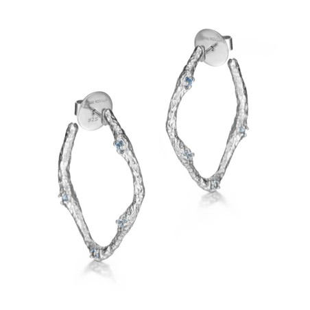 Earrings  LAVA in Silver.