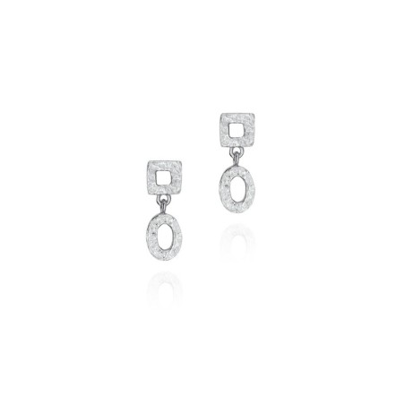 Earrings  DROP in Silver.