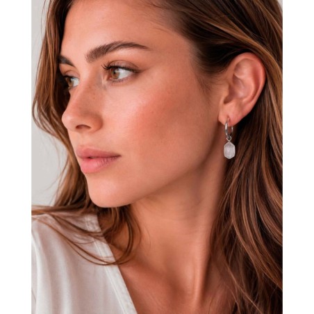 Pendientes HERKIMER de Plata.