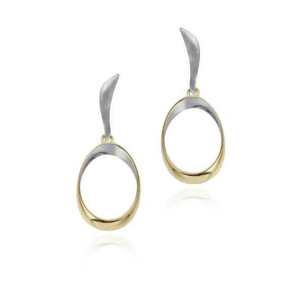 ROOTS Bangle in Silver.  18k Gold Vermeil