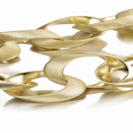 Collar NOVA de Plata. Baño de Oro 18k