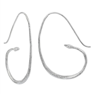 Snake earrings in 925 sterling silver