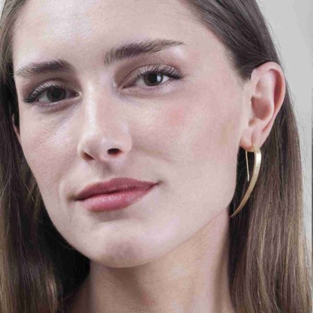 Long Gold vermeil Earrings