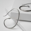 CLEO Earrings  in Silver.
