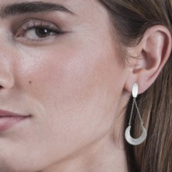 ODYSSEY Earrings  in Silver.